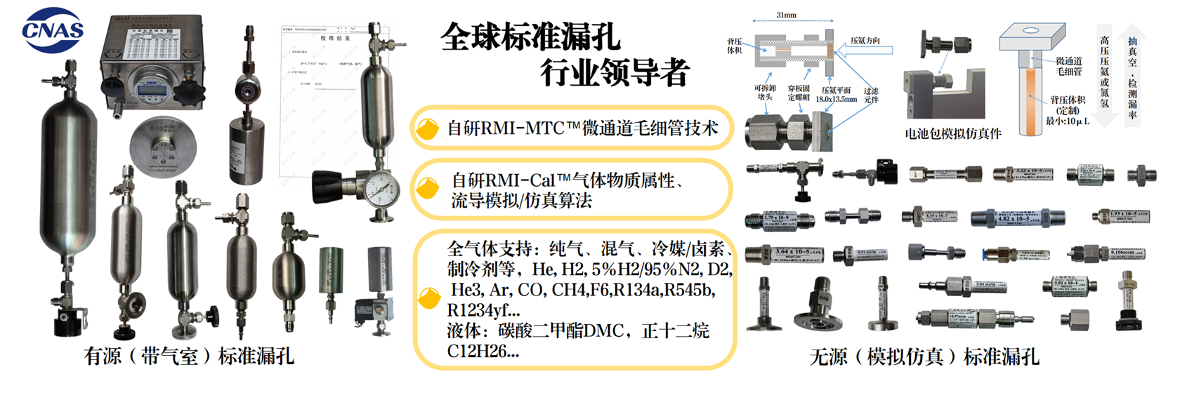 全球标准漏孔行业领导者