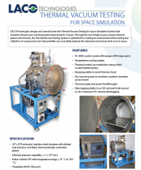天津空间模拟环境的热真空系统 PBVTS-Thermal Vacuum-A1