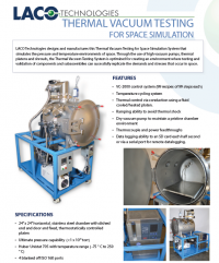 广安空间模拟环境的热真空系统 PBVTS-Thermal Vacuum-A1