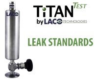 荣成检漏仪校准漏孔  1 Calibrated Leak Standards - Helium Leak Detector - LACO TitanTest