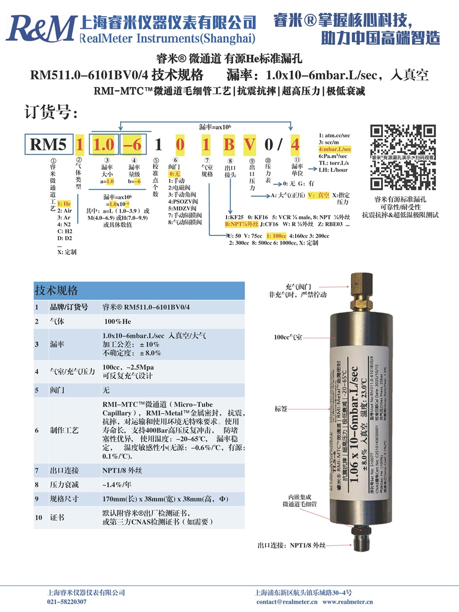 20251017技术规范 RM511.0-6101BV0 ⁄4（NPT18接头 100CC) 苏州飞姆特_页面_1.jpg