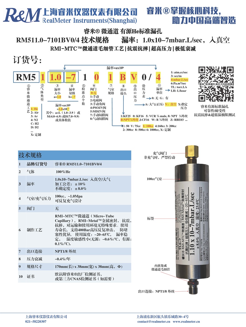 20251017技术规范 RM511.0-7101BV0 ⁄4（NPT18接头 100CC) 苏州飞姆特_页面_1.jpg